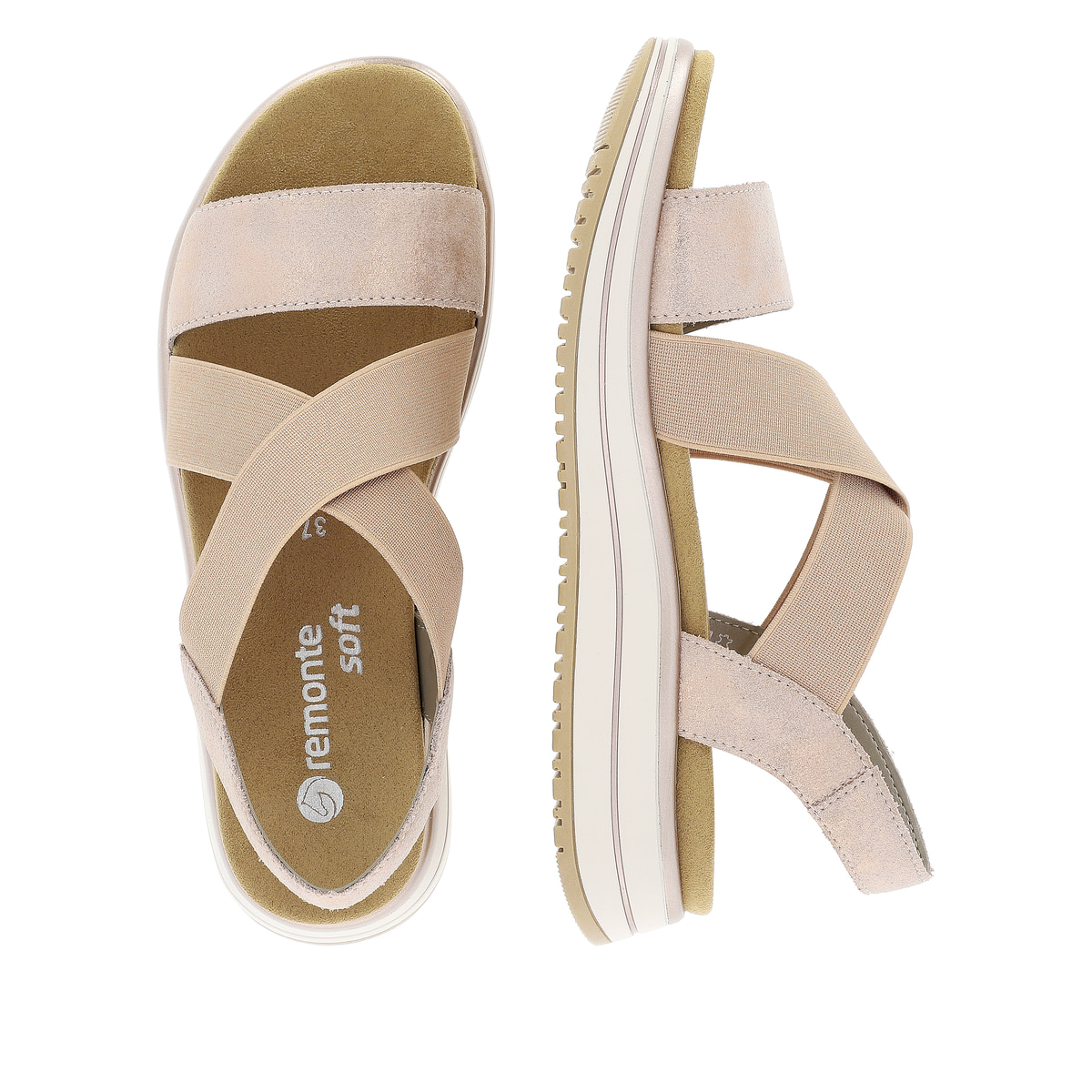 Remonte Damen Riemchensandalen - Rosa
