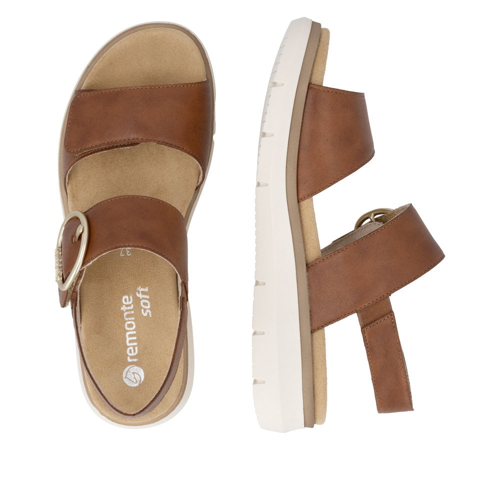 Remonte Damen Riemchensandalen - Braun