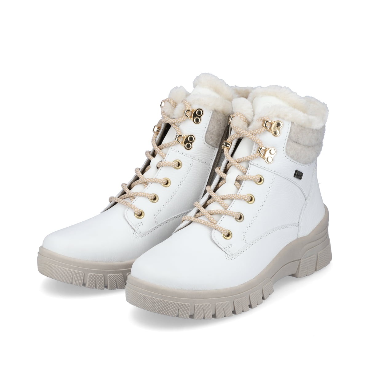Remonte Damen Schnürstiefel - Weiss