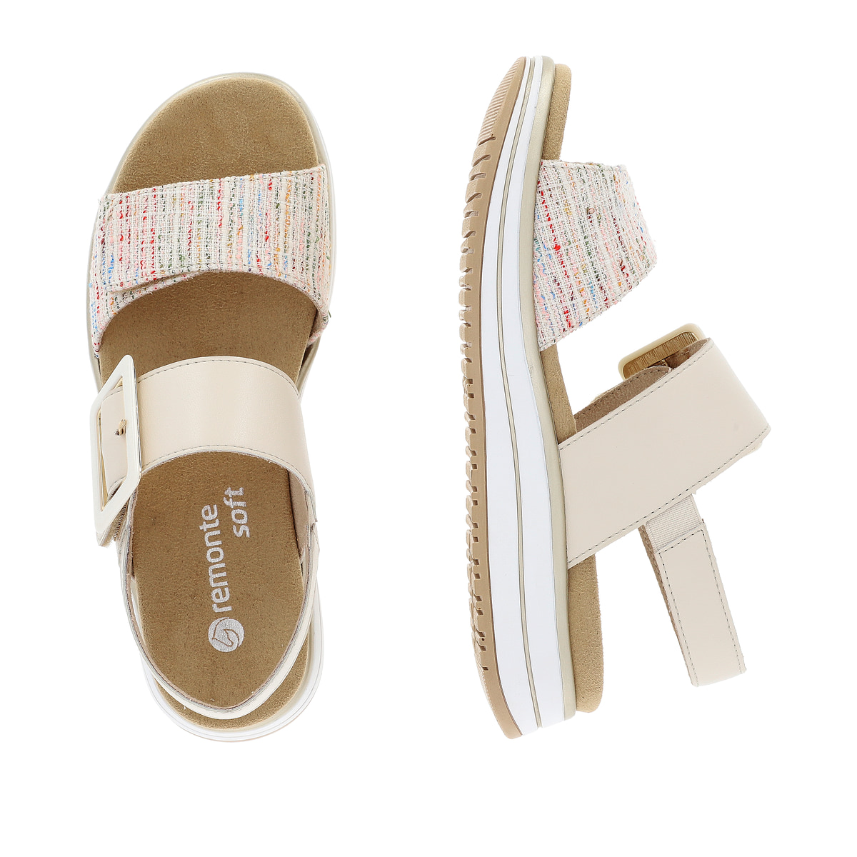 Remonte Damen Riemchensandalen - Beige
