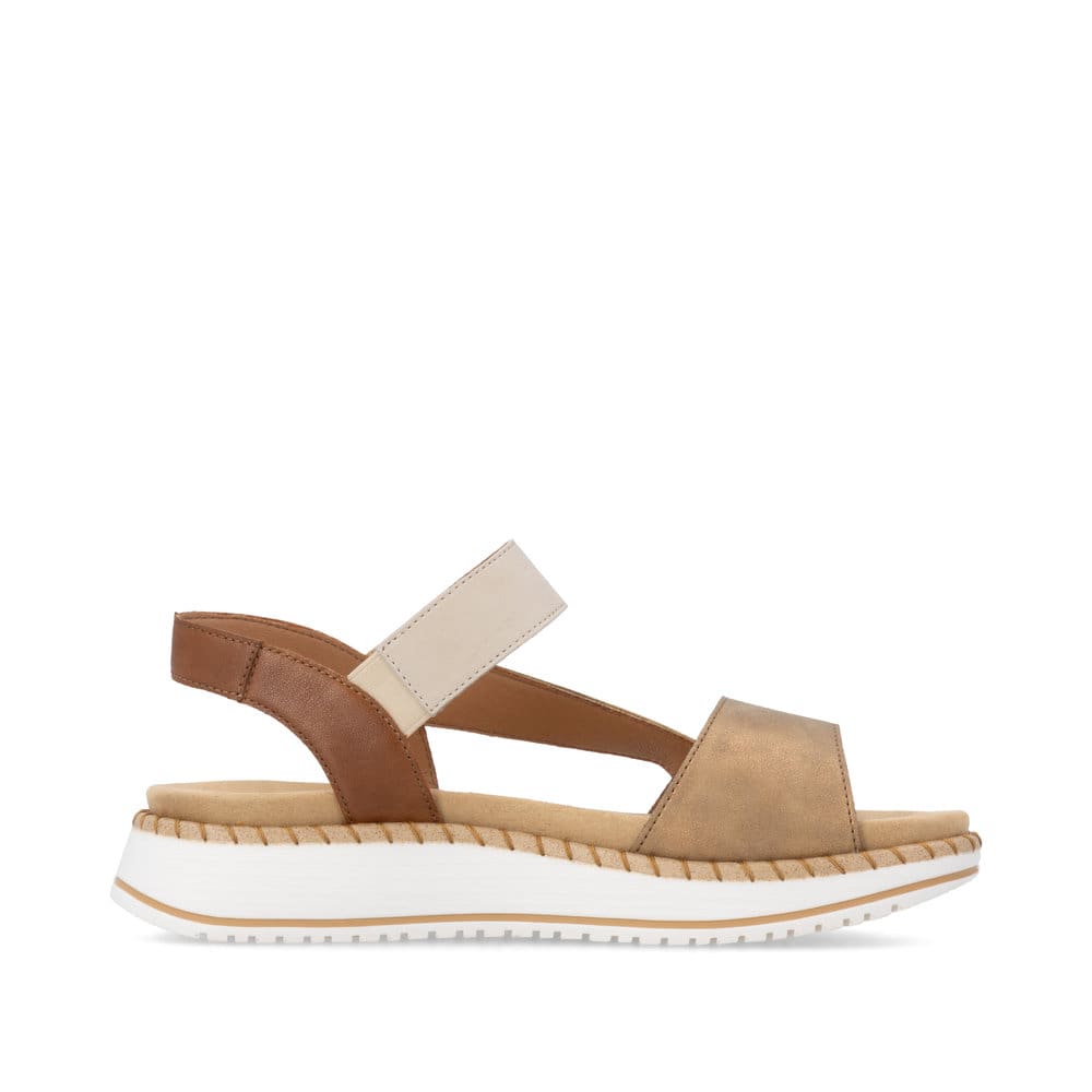 Remonte Damen Riemchensandalen - Metallic