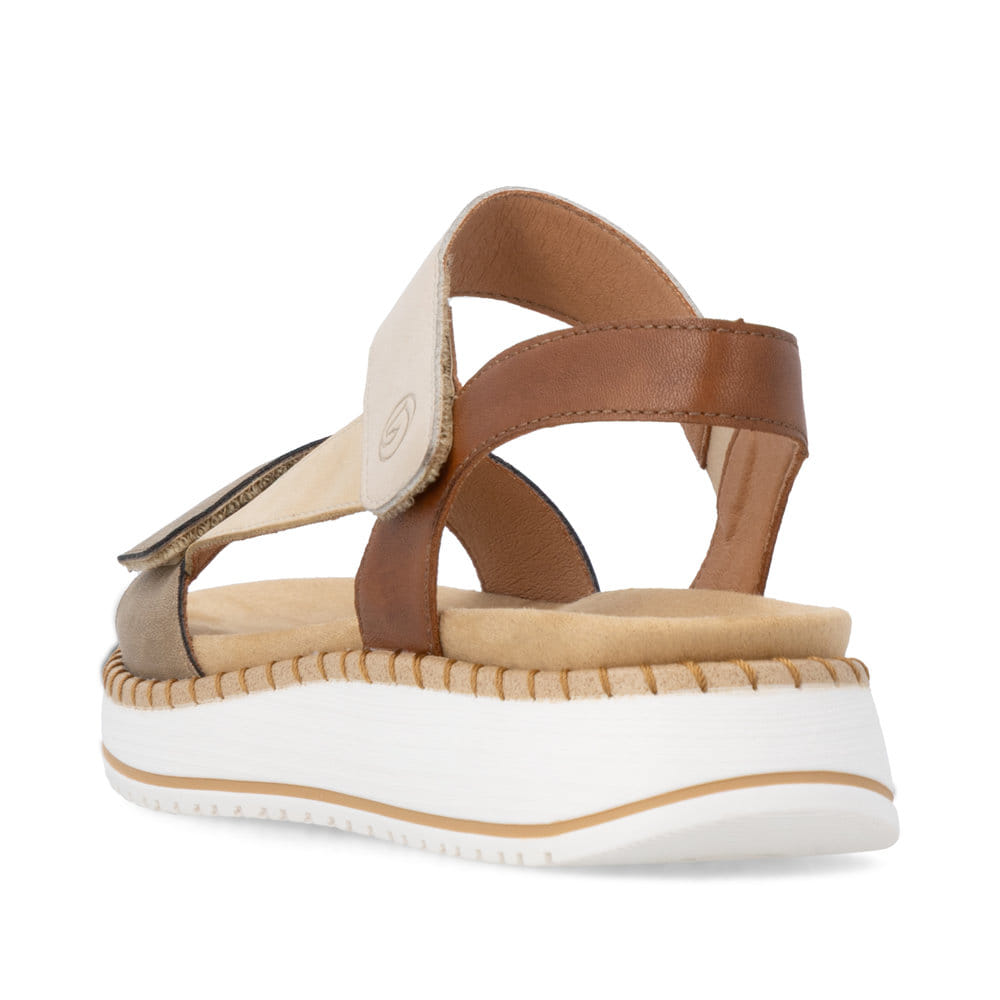 Remonte Damen Riemchensandalen - Metallic