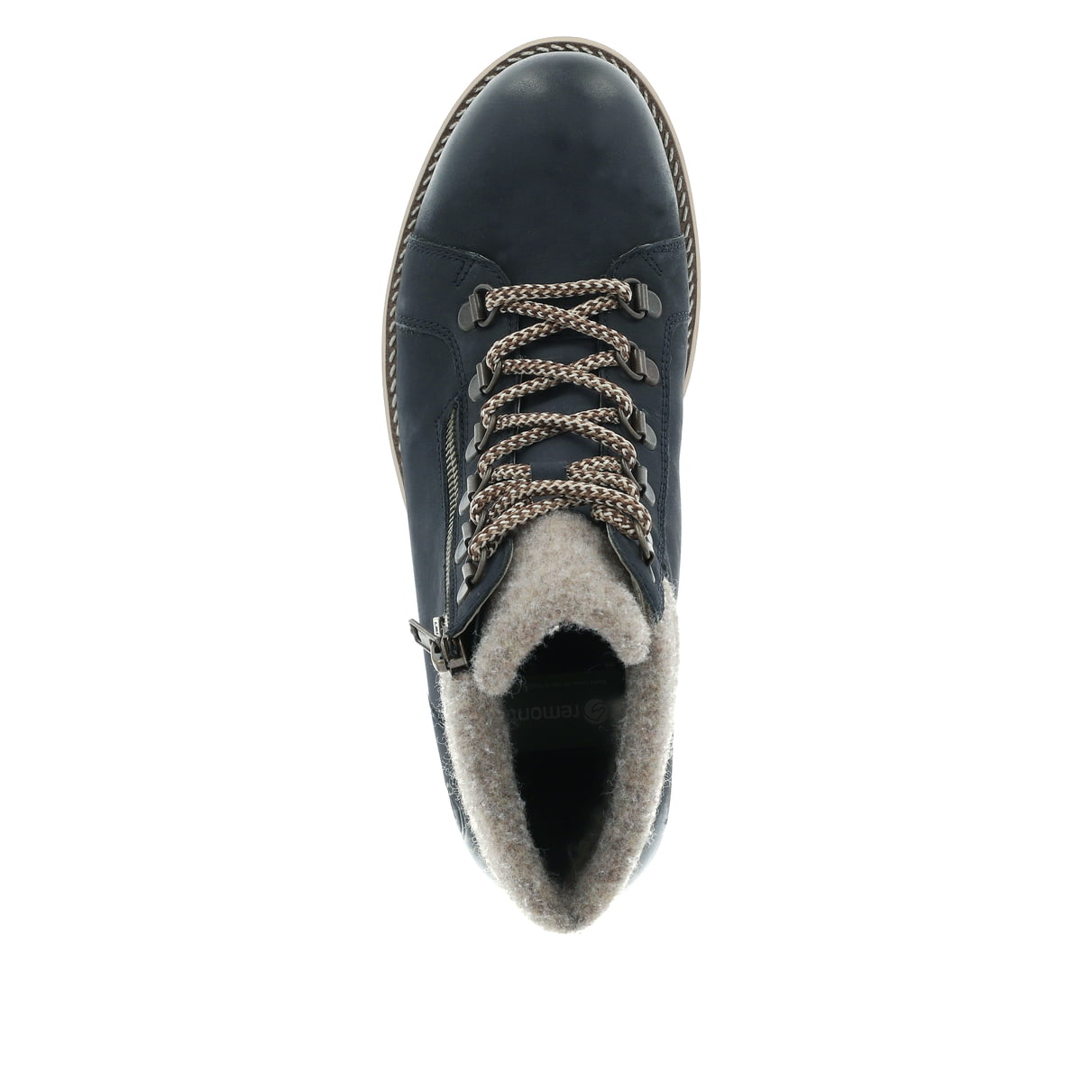 Remonte Damen Schnürstiefel - Blau