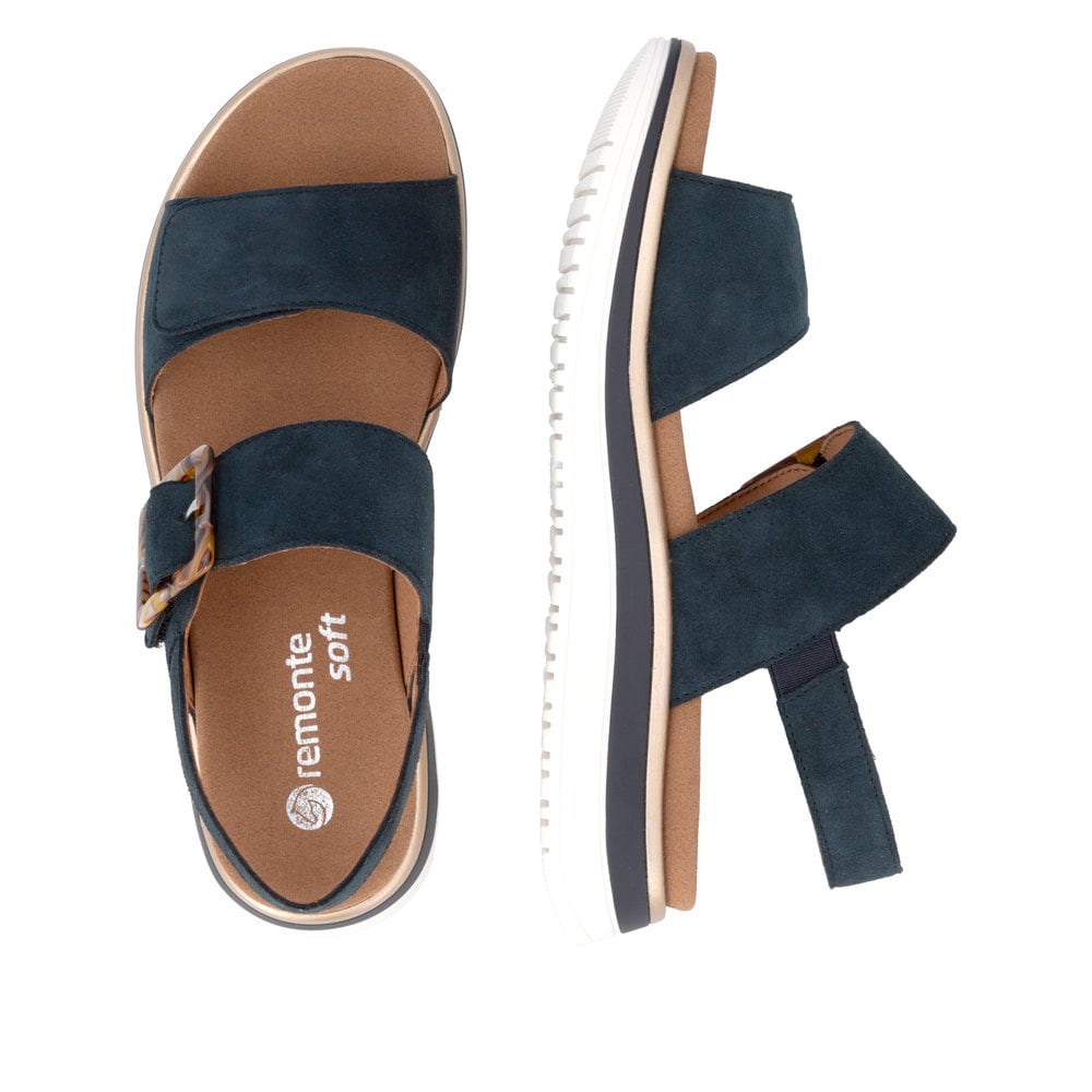 Remonte Damen Riemchensandalen - Blau