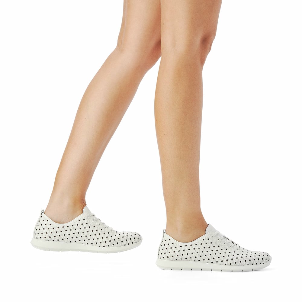 Remonte Damen Schnürschuhe - Weiss