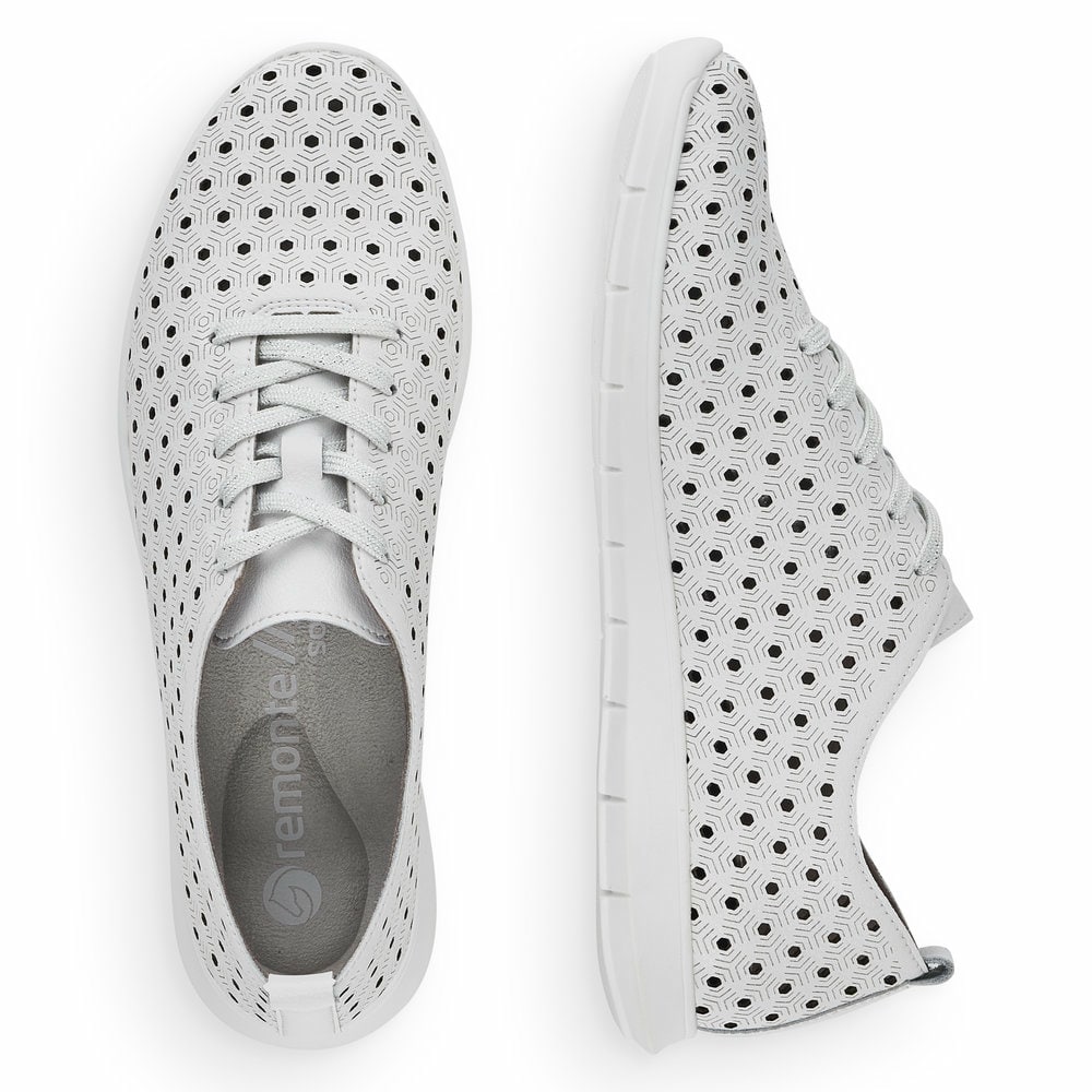 Remonte Damen Schnürschuhe - Weiss