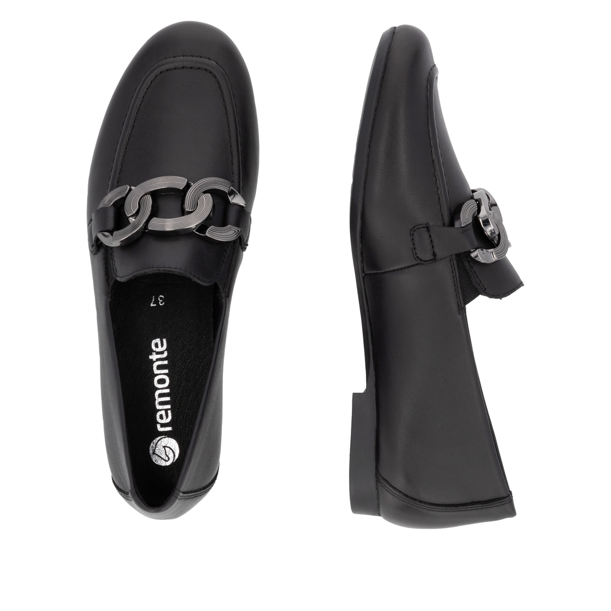 Remonte Damen Loafer - Schwarz
