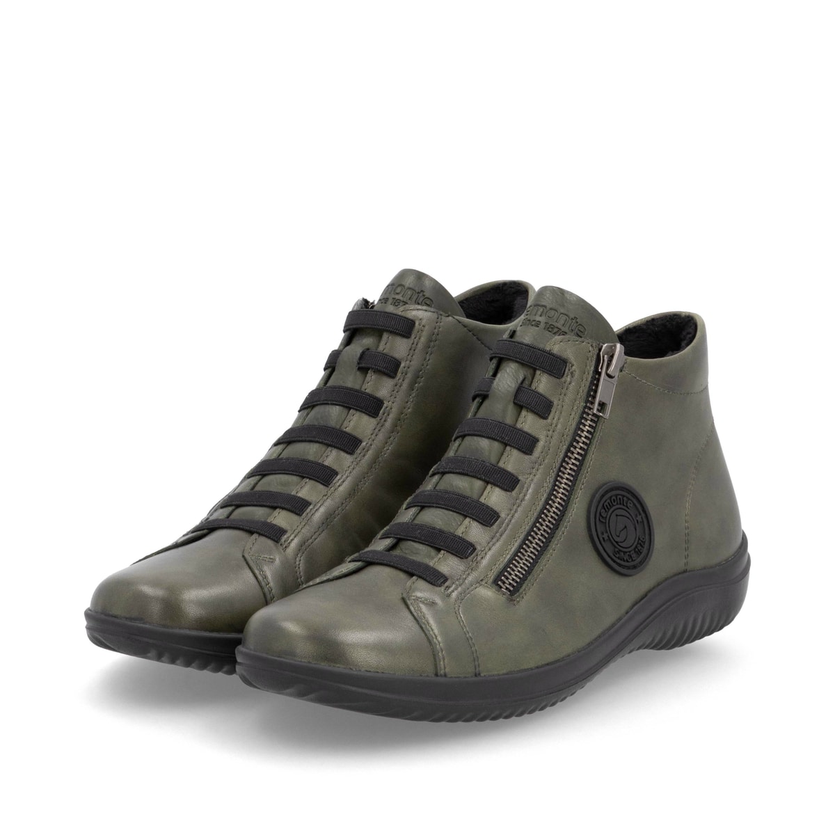 Remonte Damen Schnürschuhe - Grün