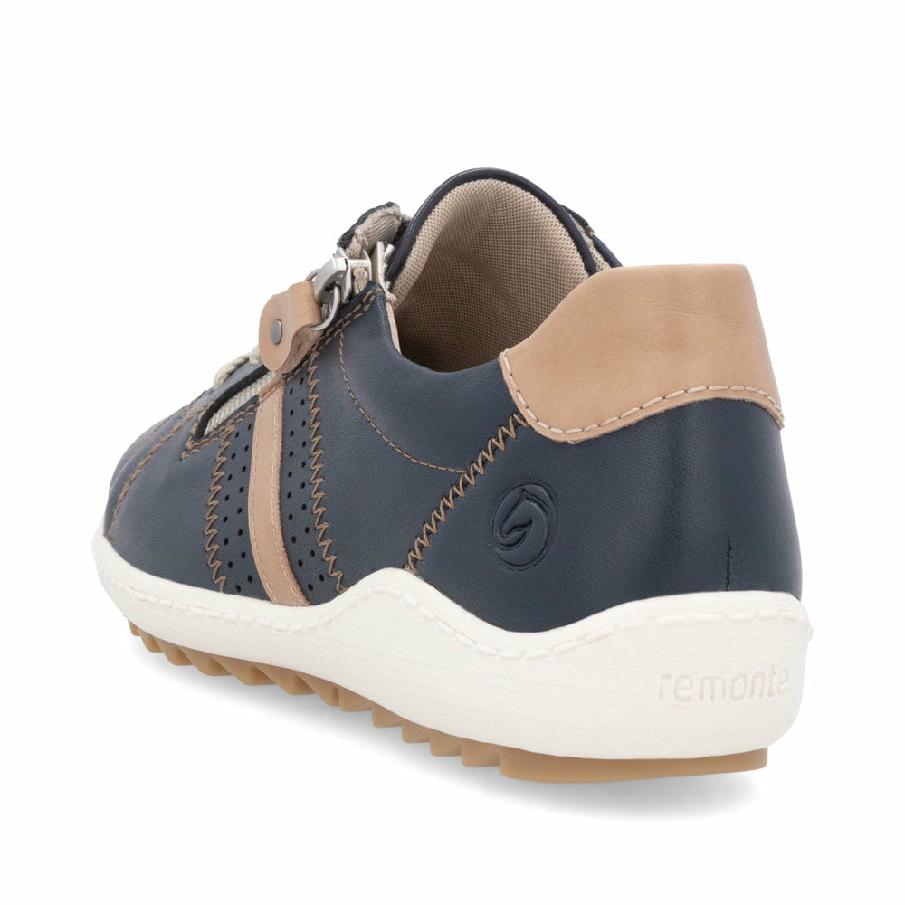 Remonte Damen Schnürschuhe - Blau