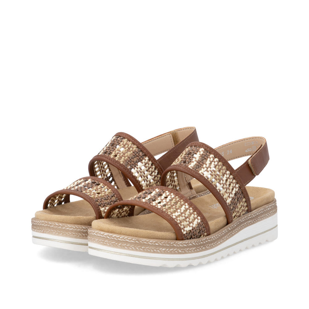Remonte Damen Riemchensandalen - Braun