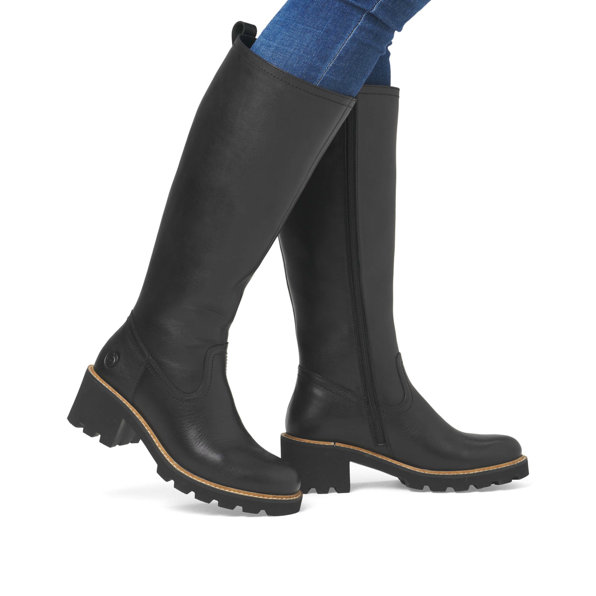 Remonte Damen Hochschaftstiefel - Schwarz