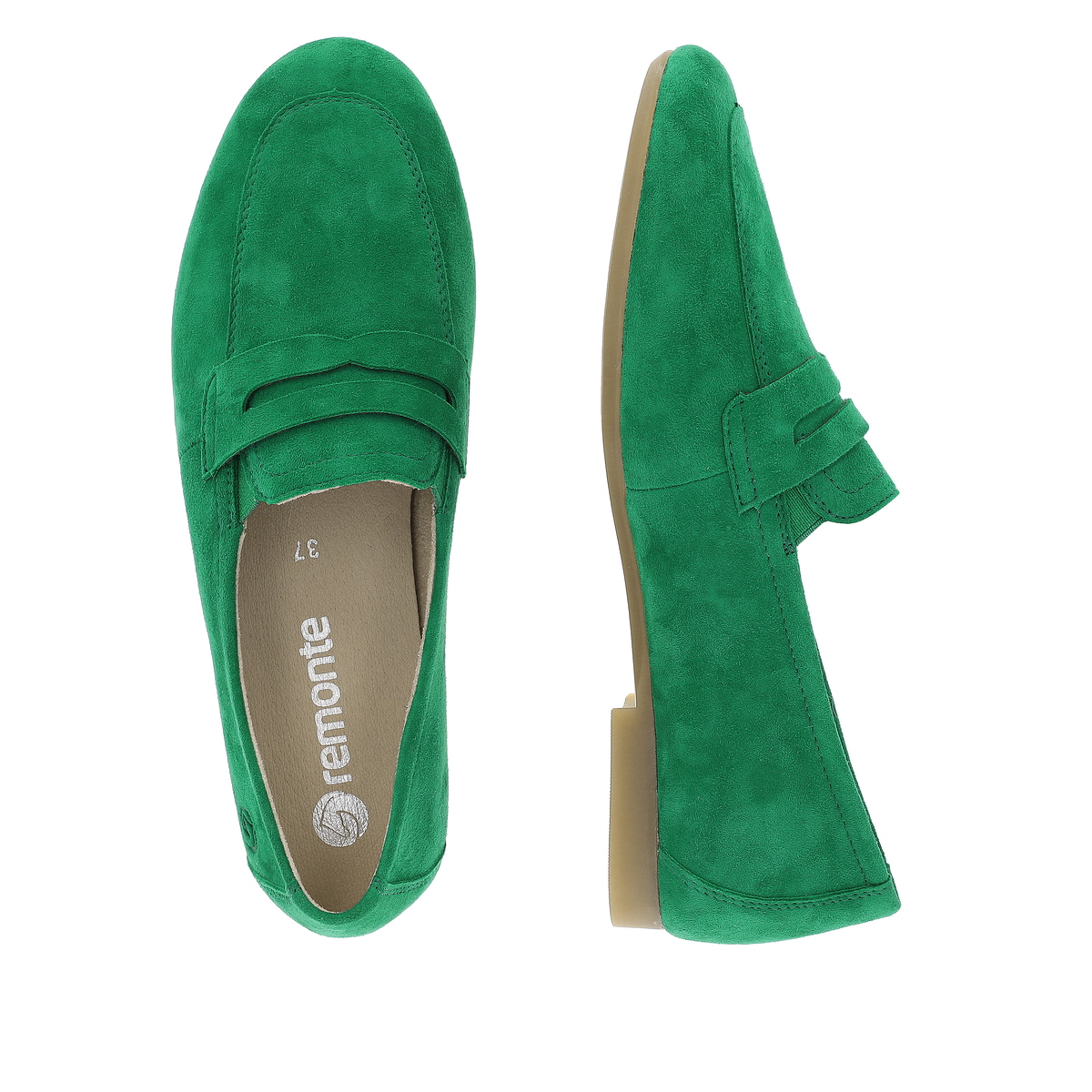 Remonte Damen Loafer - Grün