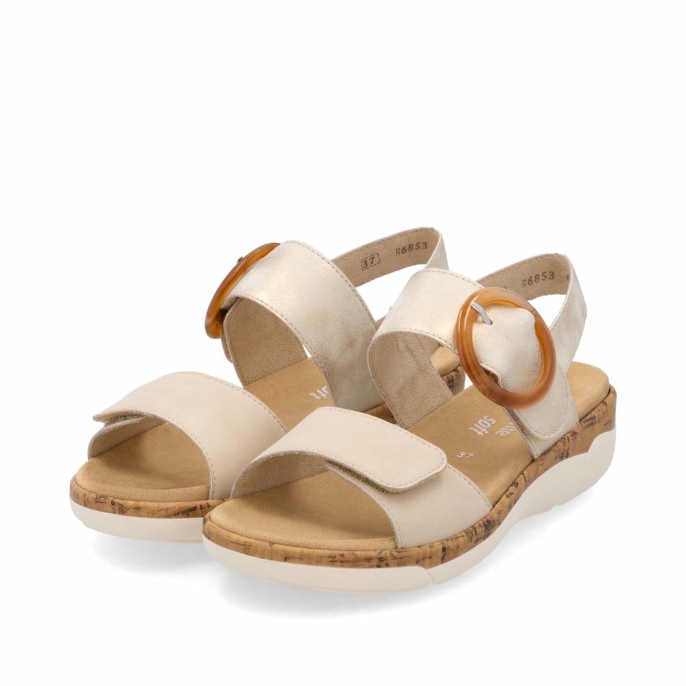 Remonte Damen Riemchensandalen - Beige