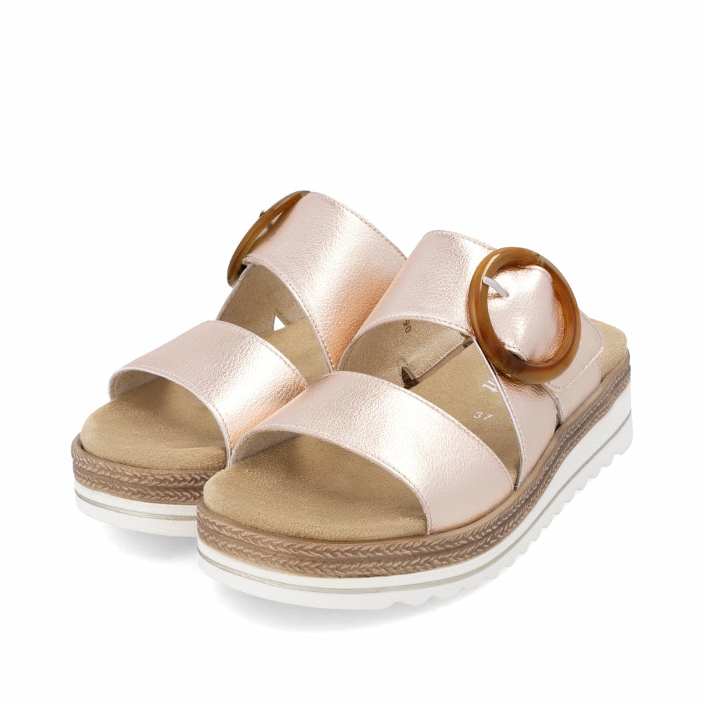Remonte Damen Pantoletten - Metallic