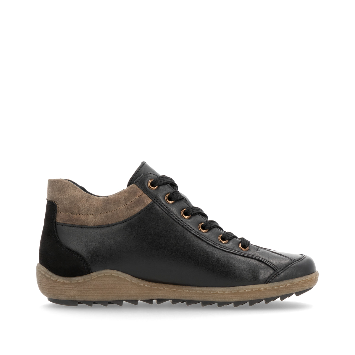 Remonte Damen Schnürstiefel - Schwarz