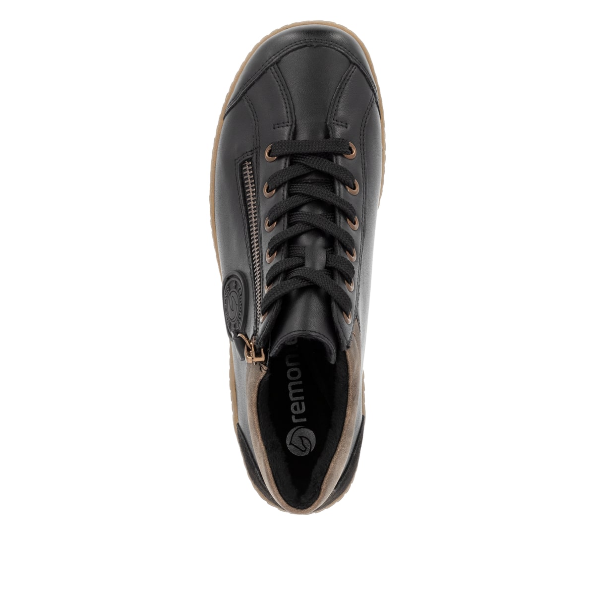 Remonte Damen Schnürstiefel - Schwarz