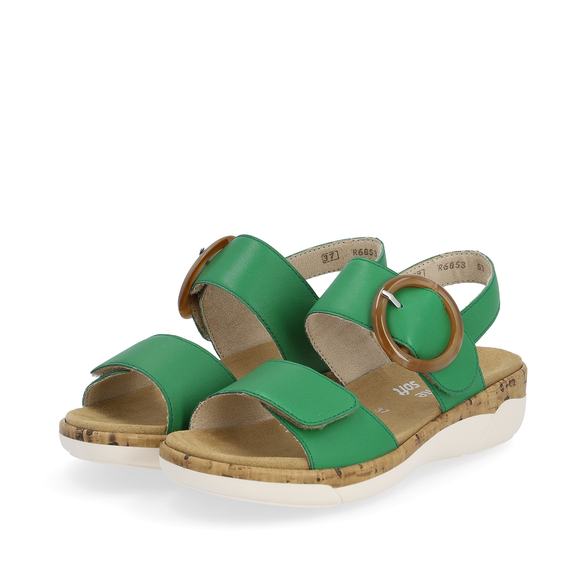 Remonte Damen Riemchensandalen - Grün