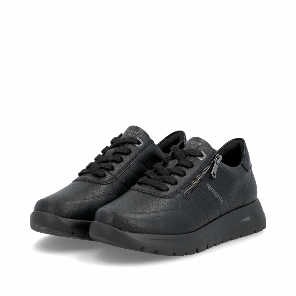 Remonte Damen Schnürschuhe - Schwarz