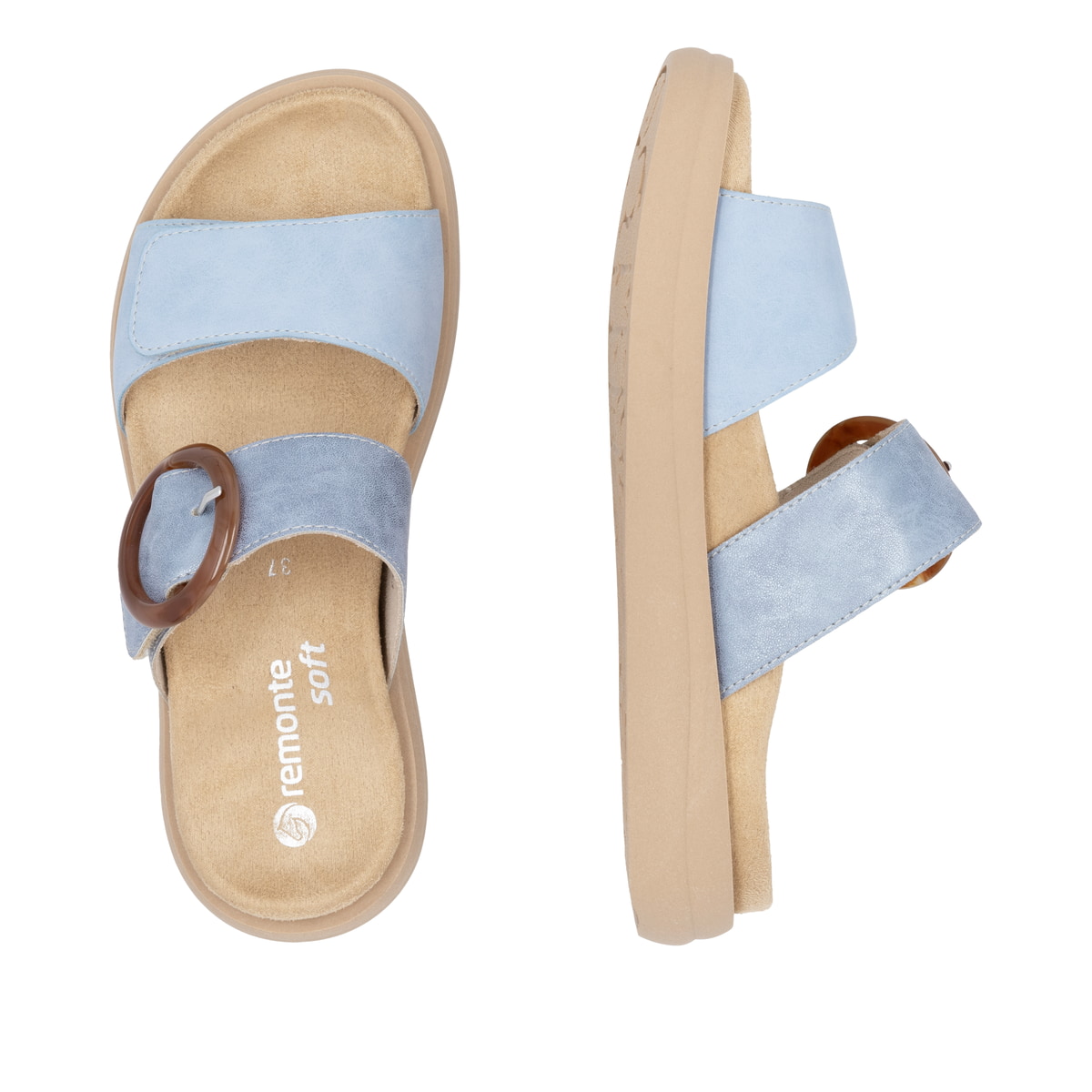 Remonte Damen Pantoletten - Blau