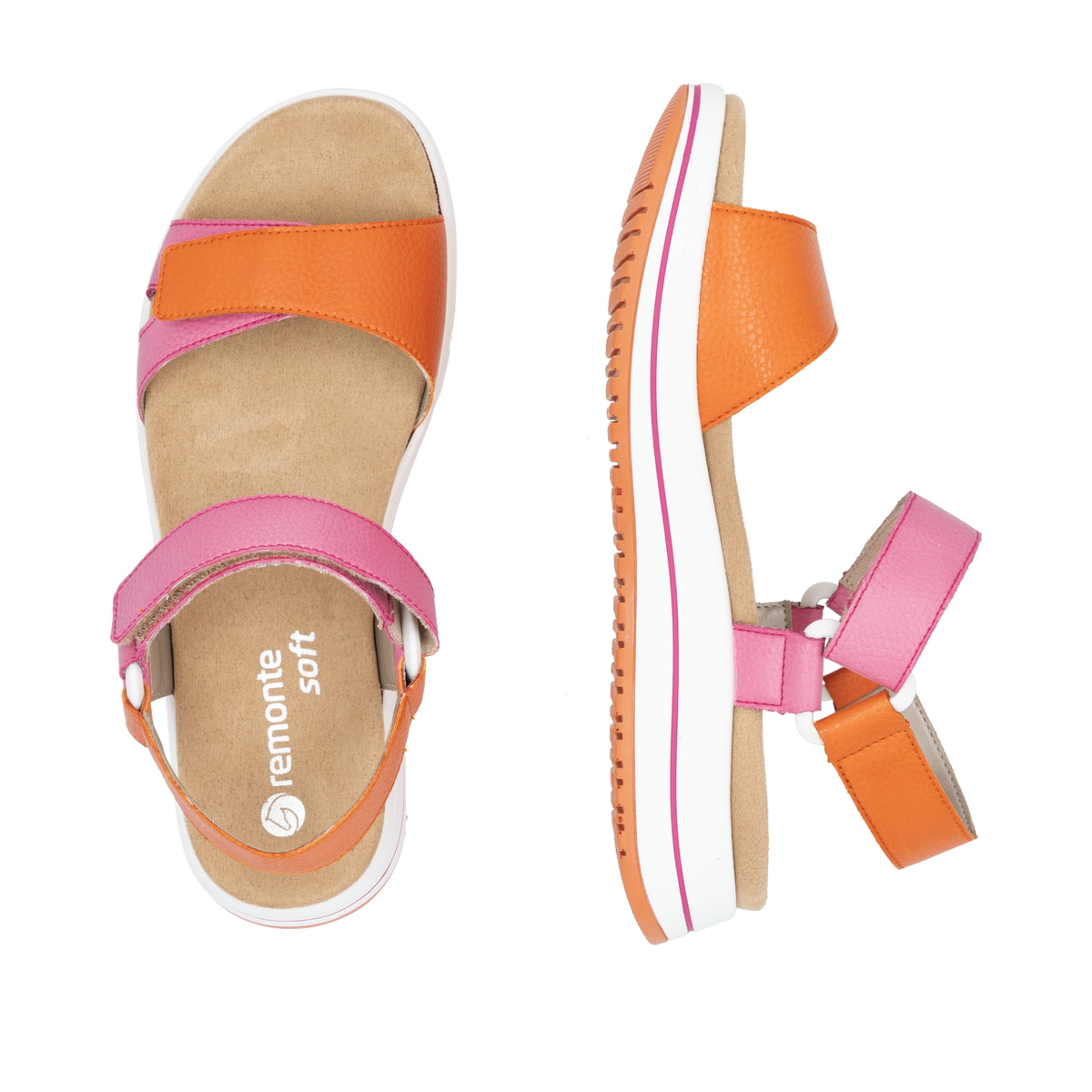 Remonte Damen Riemchensandalen - Rosa