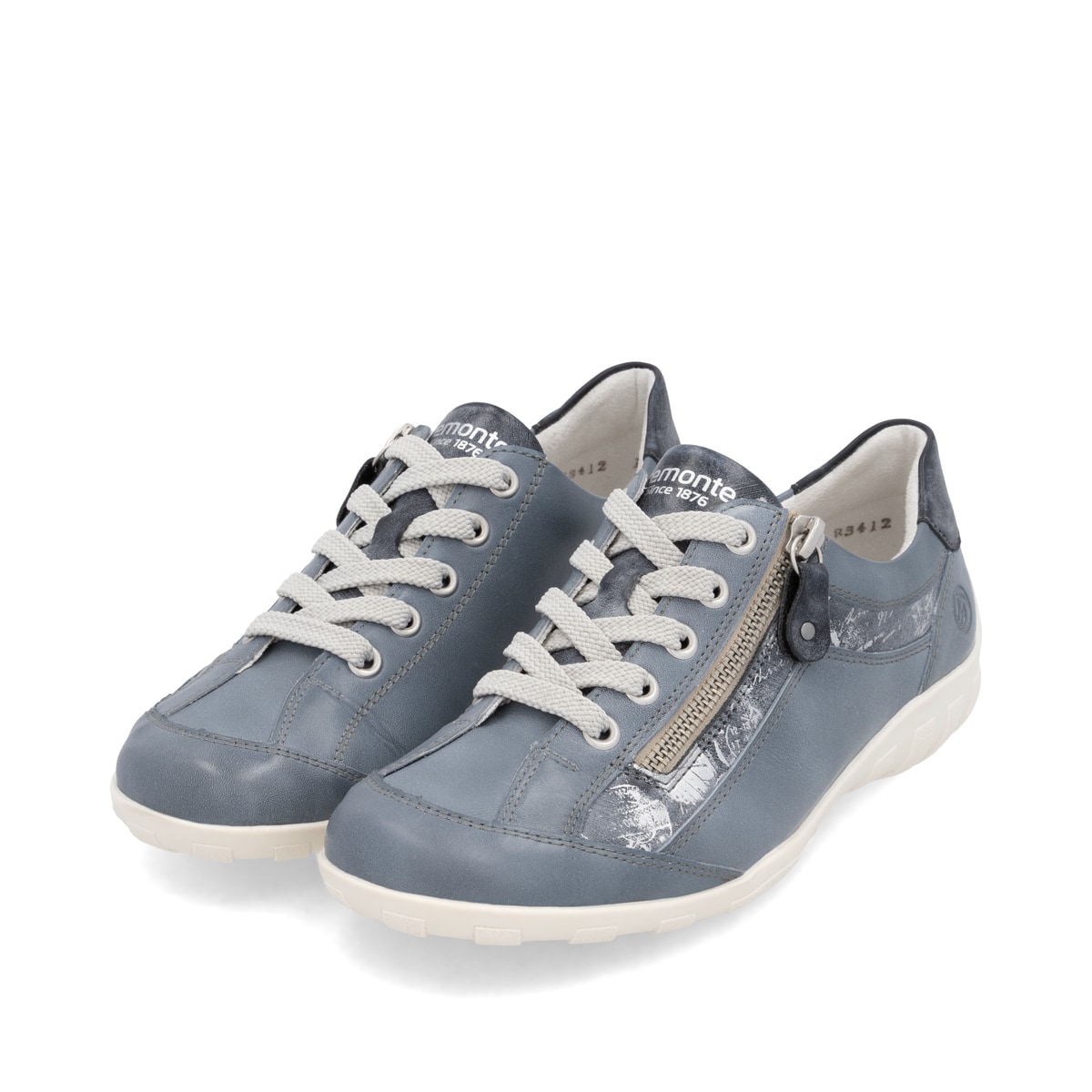 Remonte Damen Schnürschuhe - Blau