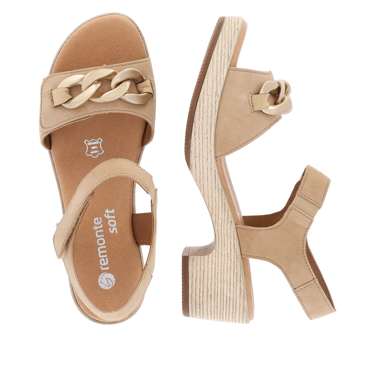 Remonte Damen Riemchensandaletten - Beige