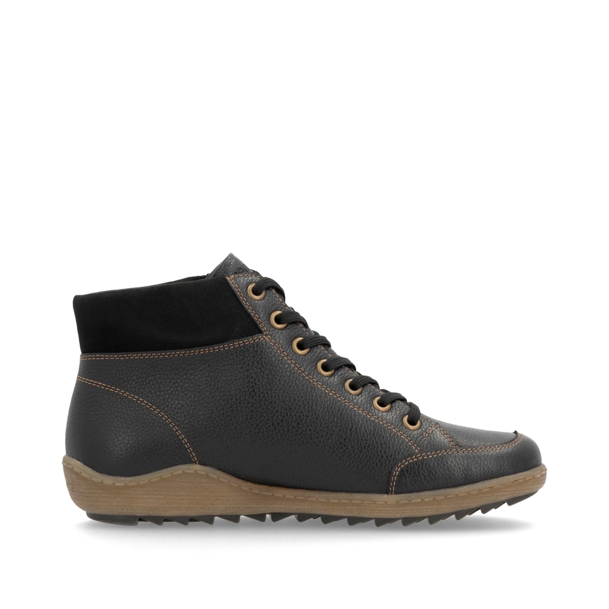 Remonte Damen Schnürstiefel - Schwarz
