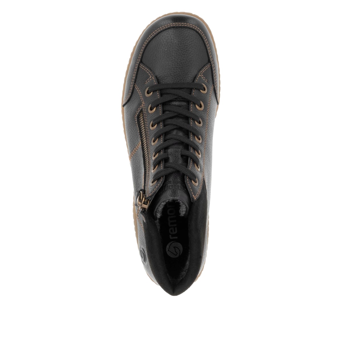 Remonte Damen Schnürstiefel - Schwarz