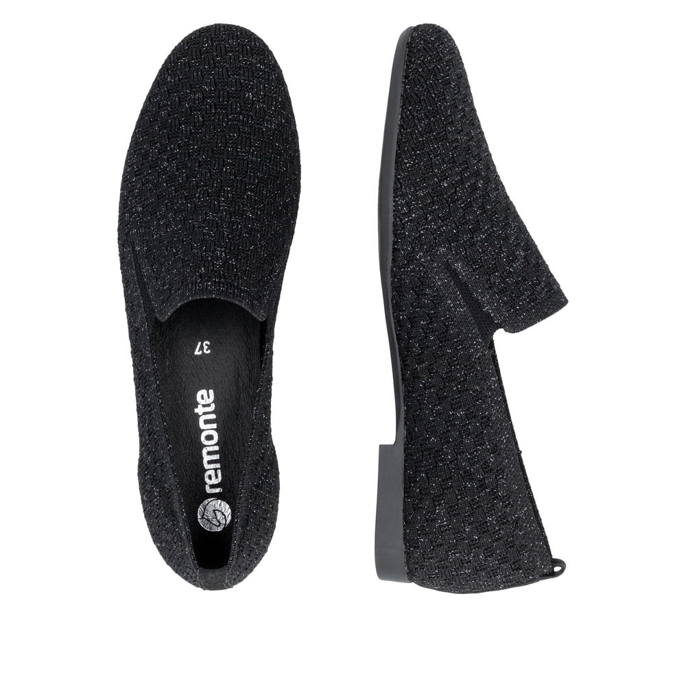 Remonte Damen Loafer - Schwarz
